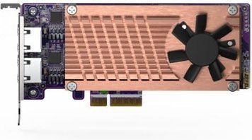 Qnap QM2-2P2G2T Karta rozszerzeń 2 x PCIe 2280 M.2 NVMe SSD slots, PCIe Gen3 x 4 , 2 x Intel I225LM 2.5GbE NBASE-T port ID-123136 фото