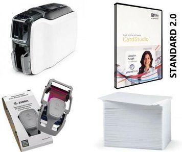 Zebra Technologies Drukarka Kart Zc100 Zestaw (Zc110000Q00Em00) ID-CN-79165 фото